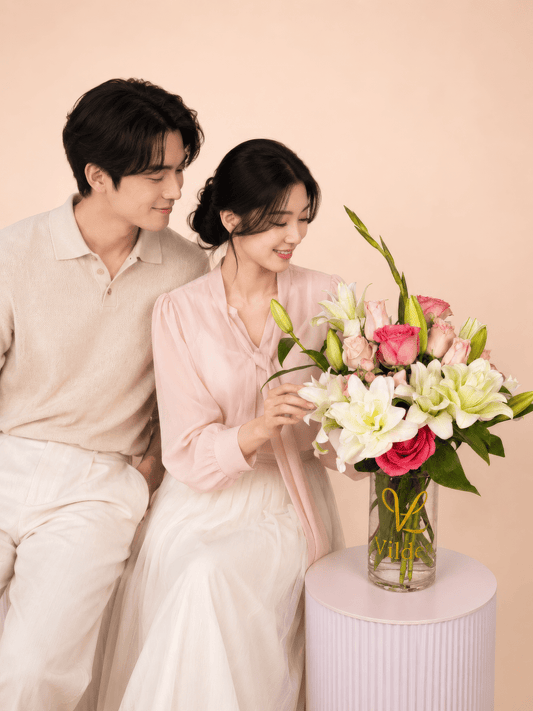 Luxury Vilden flower arrangements for celebrating anniversary